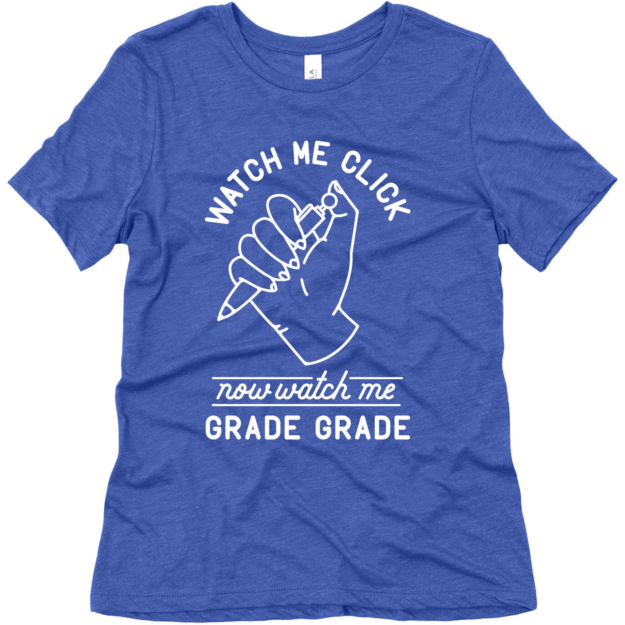 Watch Me Click Now Watch Me Grade Grade Women's Triblend Tee